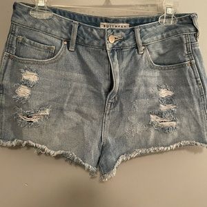 Pac Sun Bullhead denim high rise shorts size 29, lightly worn